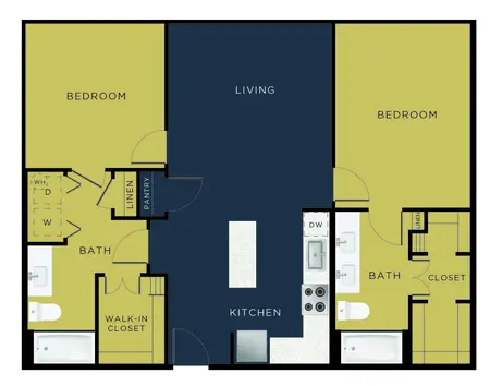 Lux on Main Carrollton FloorPlan 7