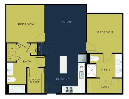 Lux on Main Carrollton FloorPlan 9