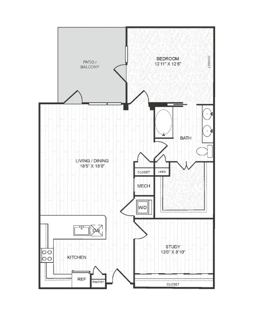 MODA Dallas Floorplan 6