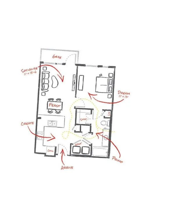 Macallan on Ross Dallas Apartment Floor Plan 4