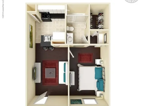 Madison @ Bellmar Dallas Apartment Floor Plan 3