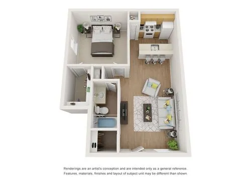 Madison @ Bellmar Dallas Apartment Floor Plan 5