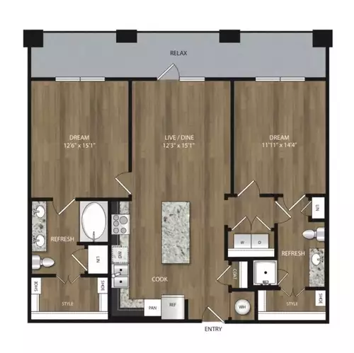 Magnolia Grove Apartments Floorplan 3