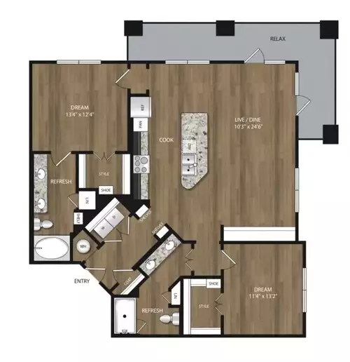 Magnolia Grove Apartments Floorplan 5