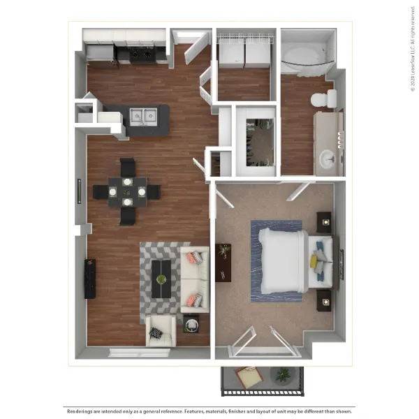 Marquis at Texas Street Dallas Floor Plan 2