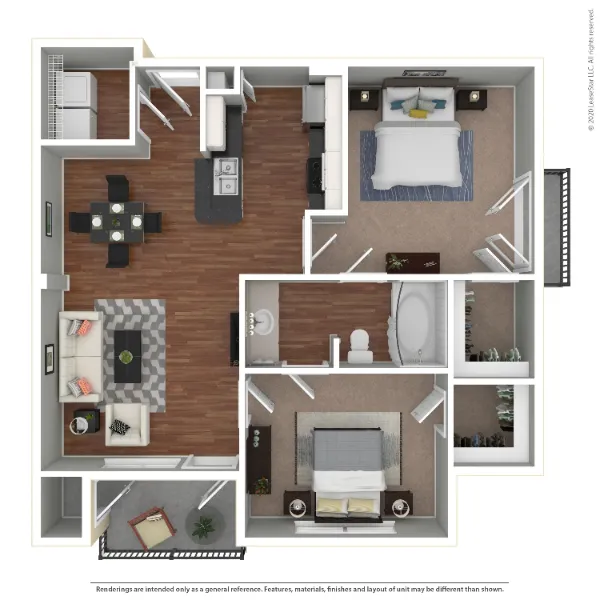 Marquis at Texas Street Dallas Floor Plan 4