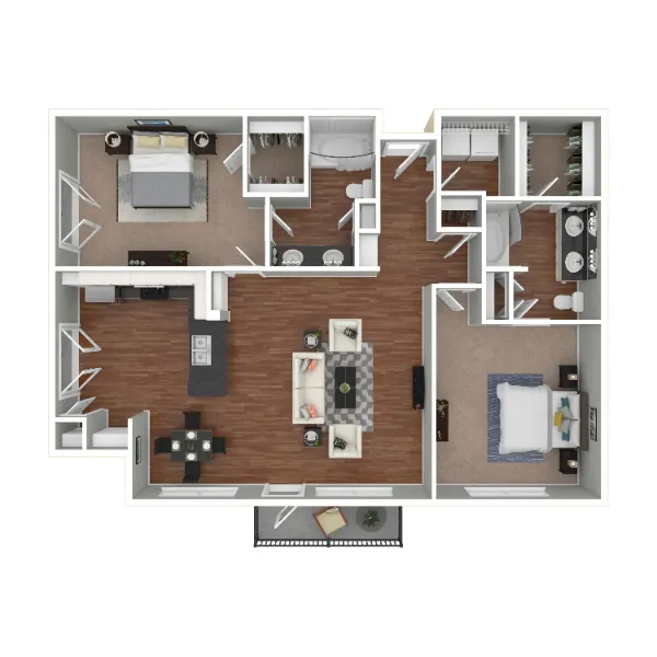 Marquis at Texas Street Dallas Floor Plan 5