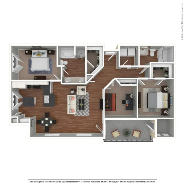 Marquis at Texas Street Dallas Floor Plan 9