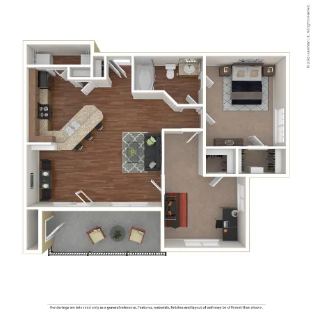 Marquis on Gaston Dallas Apartment Floor Plan 5