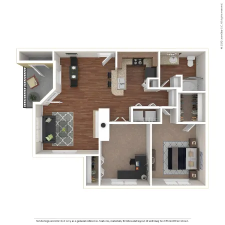 Marquis on Gaston Dallas Apartment Floor Plan 6