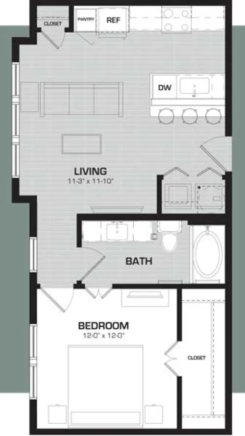 Midway Row House floor plan 4