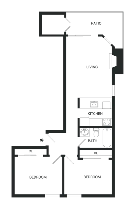 Mylo Apartment Homes Fort Worth FloorPlan 4