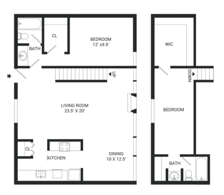 Mylo Apartment Homes Fort Worth FloorPlan 8