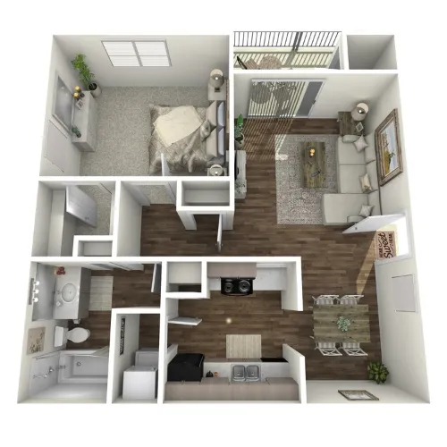 Nova Park Apartments Floorplan 1