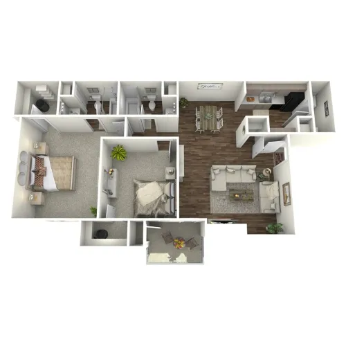 Nova Park Apartments Floorplan 5