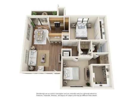 Oakstone Apartment Homes San Antonio FloorPlan 6