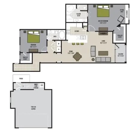 Olympus Woodbridge Sachse FloorPlan 14