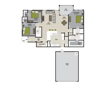 Olympus Woodbridge Sachse FloorPlan 16