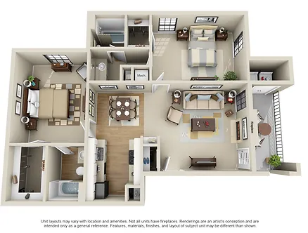 Orchids of Carrollton Floorplan 2