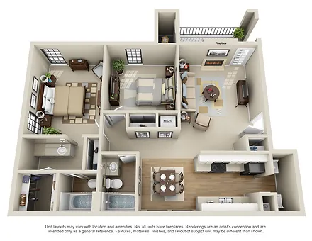 Orchids of Carrollton Floorplan 3