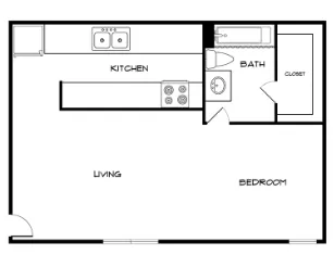 Palmera Apartments Dallas Floor Plan 1