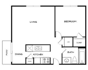 Palmera Apartments Dallas Floor Plan 3