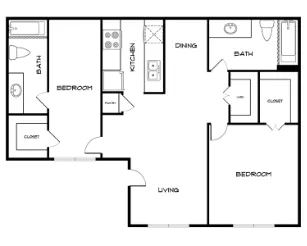 Palmera Apartments Dallas Floor Plan 4