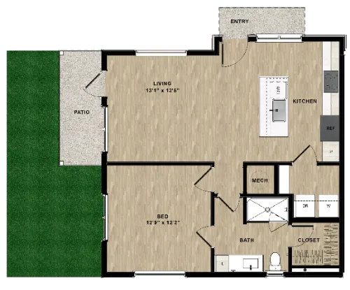 ParcHAUS at Firewheel Parkway Garland floorplan 2