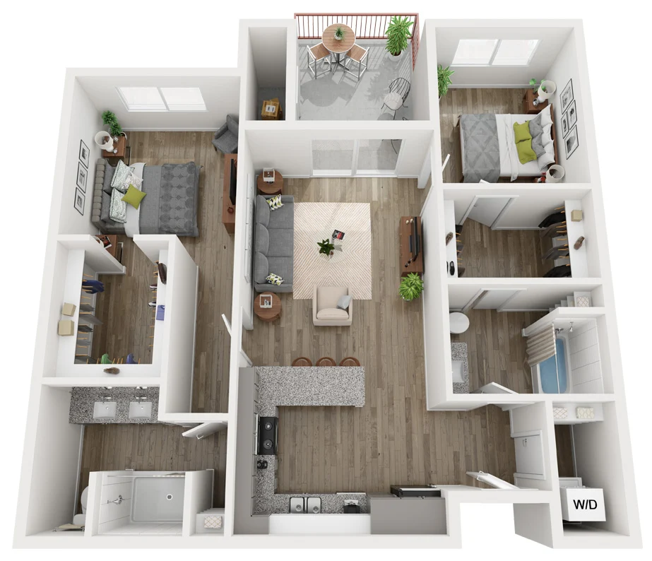 Presidium Pecan District floor plan 3