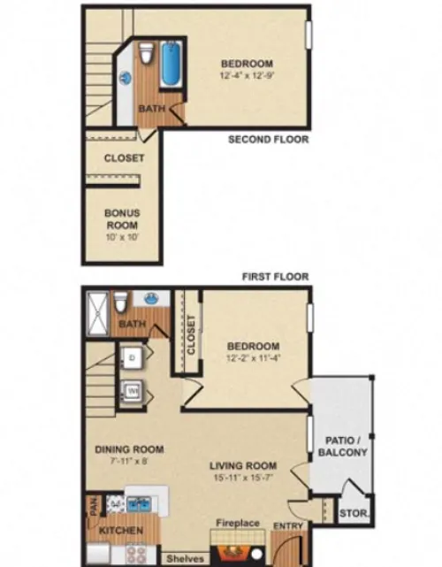 Regents Point floor plan 1,.