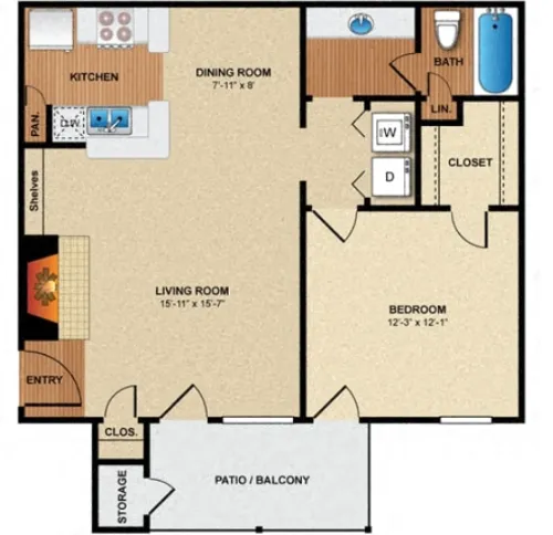 Regents Point floor plan 2