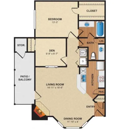 Regents Point floor plan 4