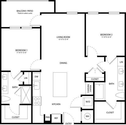 Remy Apartments Frisco Floorplan 6