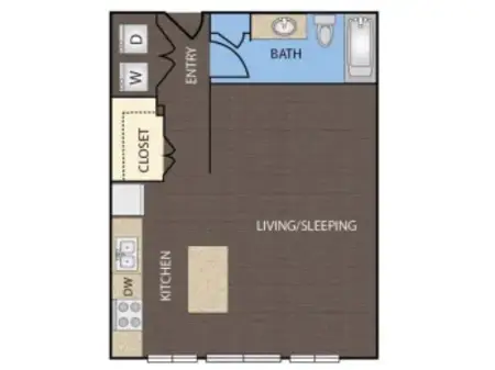 Republic at Alamo Heights San Antonio FloorPlan 1