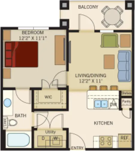 Republic at Alamo Heights San Antonio FloorPlan 2