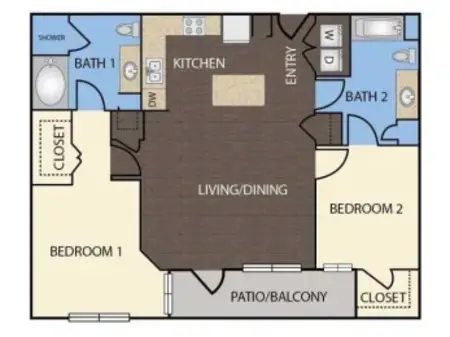 Republic at Alamo Heights San Antonio FloorPlan 6