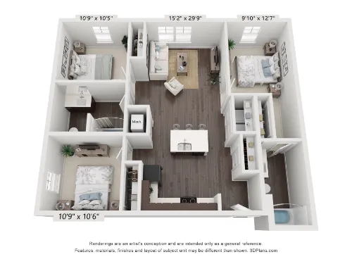 Reserve at Shiloh Garland Floorplan 3