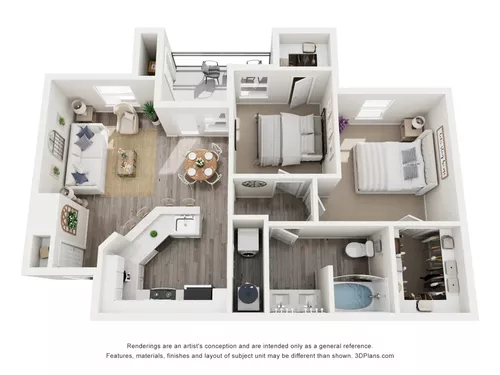 Residence at Gateway Village Denison Floorplan 5