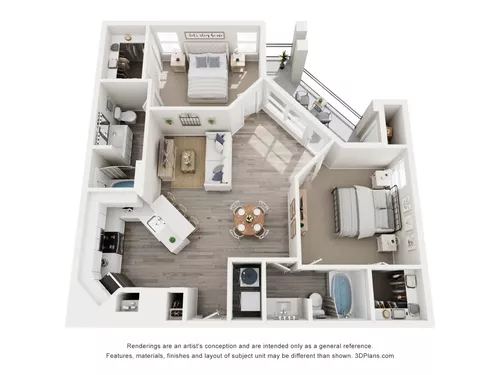 Residence at Gateway Village Denison Floorplan 7