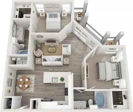 Residence at Gateway Village Denison Floorplan 8