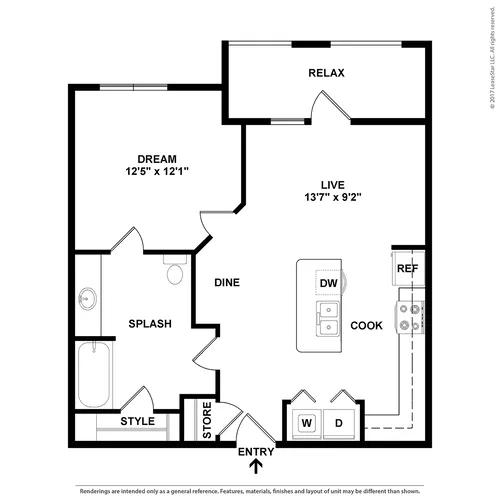 Residences at the Collection Floorplan 2