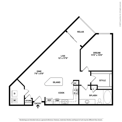 Residences at the Collection Floorplan 3