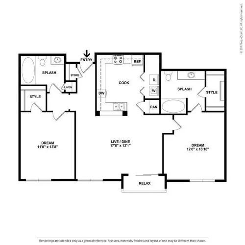 Residences at the Collection Floorplan 6