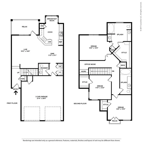 Residences at the Collection Floorplan 7