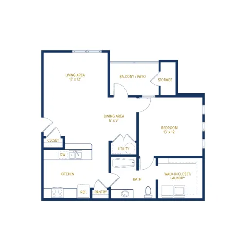 Residences of Long Branch Floorplan 1