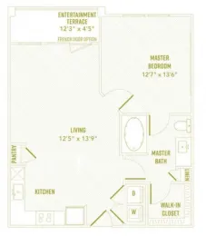 Reveal at Bayside Floorplan 1