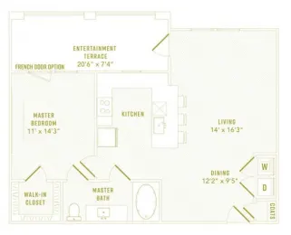 Reveal at Bayside Floorplan 2