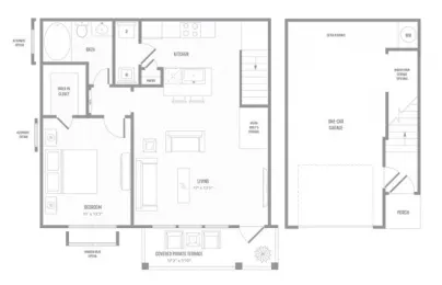 Reveal on the Lake Apartments Floorplan 5