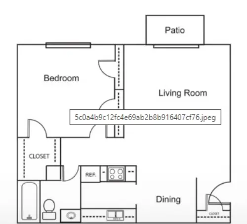 Rio Estates Apartments Dallas floorplan 1