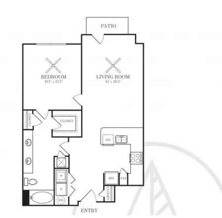 Riverside Park Farmers Branch FloorPlan 3